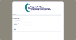 Desktop Screenshot of login.advancedproperty.org